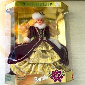 Happy Holidays Barbie Vintage 1996!  NIB